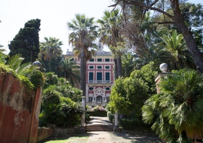 Facciata di Villa Durazzo Pallavicina S. Margherita Ligure