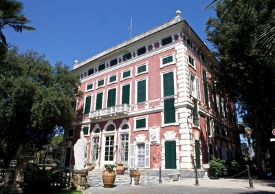 Facciata di Villa Durazzo Pallavicina S. Margherita Ligure